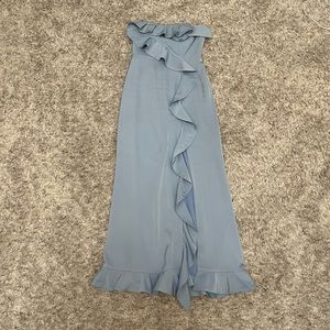Revolve NBD Luna Gown in Baby Blue